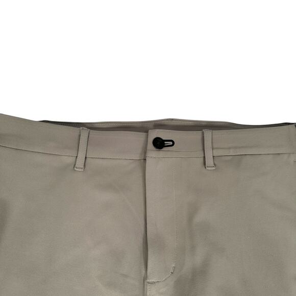Public Rec All Day Every Day 5 Pocket Pants Men 34 x 28 Khaki Stretch Flat Front - Picture 3 of 10